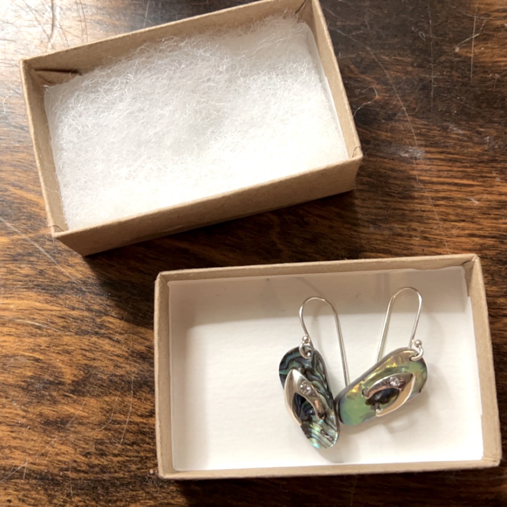 Flip flop earrings